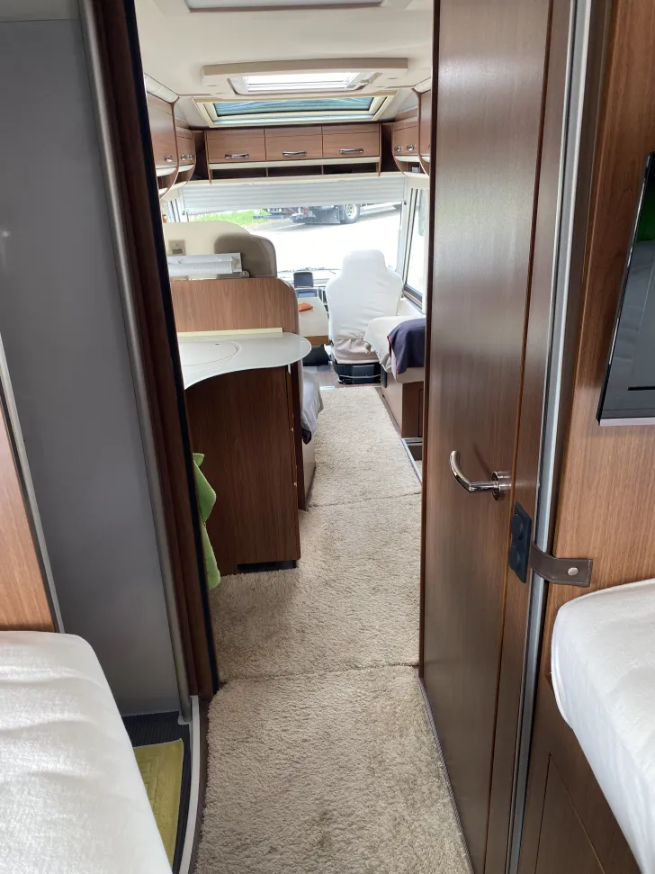 Grundriss Tag Eura Mobil Integra 790 EB Gut gepflegt