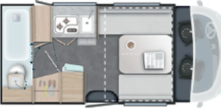Grundriss Tag Challenger X 150 Open Edition Drive Safety ACC Autom. 2026