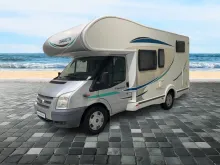 Fahrzeugbild Chausson Flash 01/Festbett/Garage/Klima/Markise #2