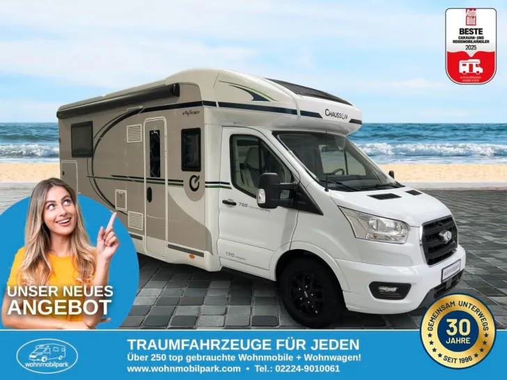 Fahrzeugbild Chausson 788 Titanium Ultimate/Automatik/Queensbett+Hubb. #1