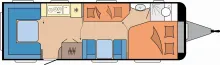 Grundriss Tag Hobby Prestige 720 UKFe