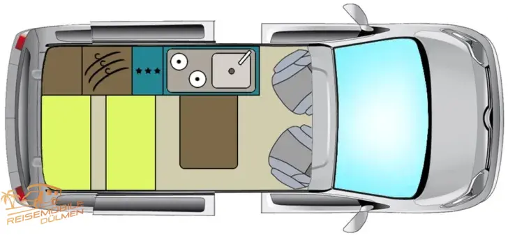 Fahrzeugbild Pössl Vanline Campster 17 AT  2xSchiebetür Lithium" #1