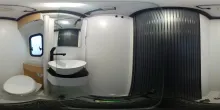360° Innenansicht Adria Twin 640 SGX WHITE EDITION Solar Großer Kühlschr