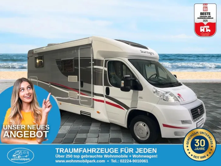 Fahrzeugbild Sunlight T 66/Einzelbetten/Garage/Klima/Markise/Euro5 #1