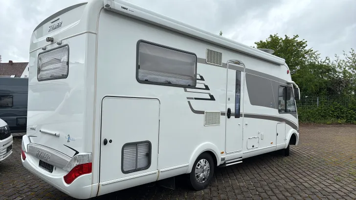 Schräg Hinten Hymer Duo Mobil B 634 SL Duomobil sehr gepflegt
