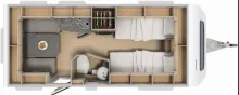 Grundriss Tag Hymer Eriba Nova Light 470 - Moving Paket - Top Zustand