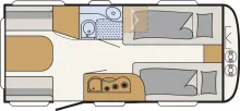 Grundriss Tag Dethleffs c-go Active 475 EL *Modell 2027**