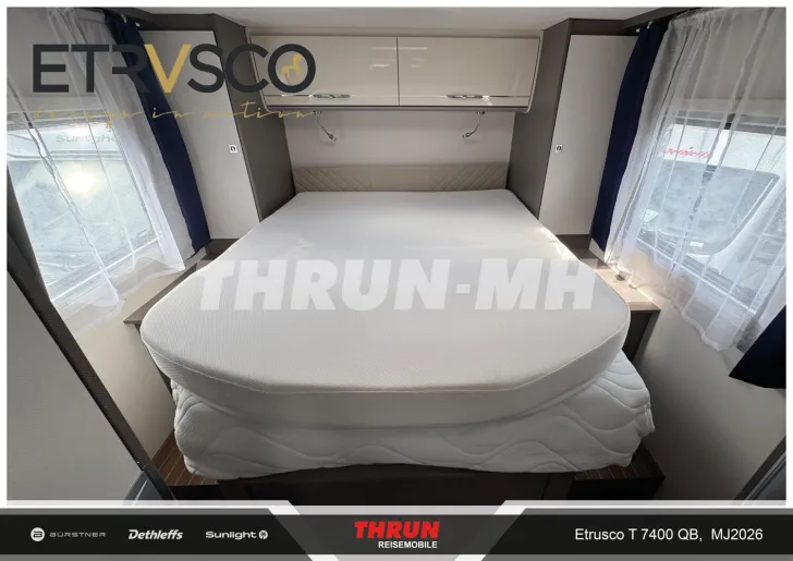 Fahrzeugbild Etrusco T 7400 QB Luftfeder | 4,09T | 18" Alu | Autom. #28
