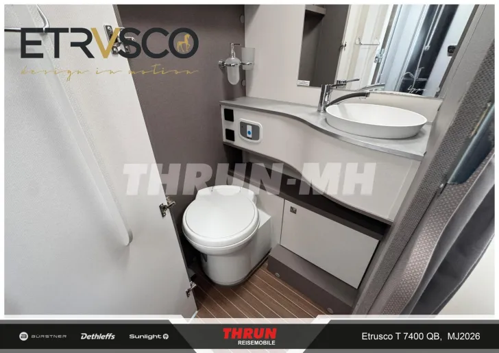 Fahrzeugbild Etrusco T 7400 QB Luftfeder | 4,09T | 18" Alu | Autom. #32