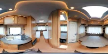 360° Innenansicht Hymer Eriba Eriba Nova Light 470 Mover, Autarkpaket, Markise
