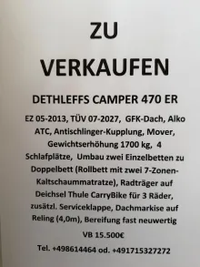 Fahrzeugbild Dethleffs Camper 470 ER gut gepflegt #9