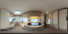 360° Innenansicht LMC Sassino 470 K - SASSINO PAKET + AUFLASTUNG