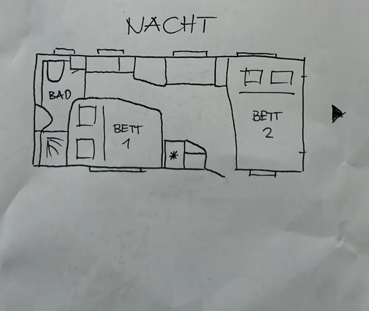 Grundriss Nacht Hobby Excellent Nahezu neuwertig