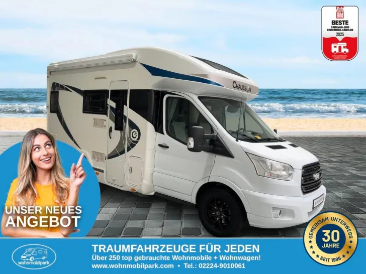 Fahrzeugbild Chausson Flash 515/Festbett/Klima/Markise/170 PS/Euro6 #2