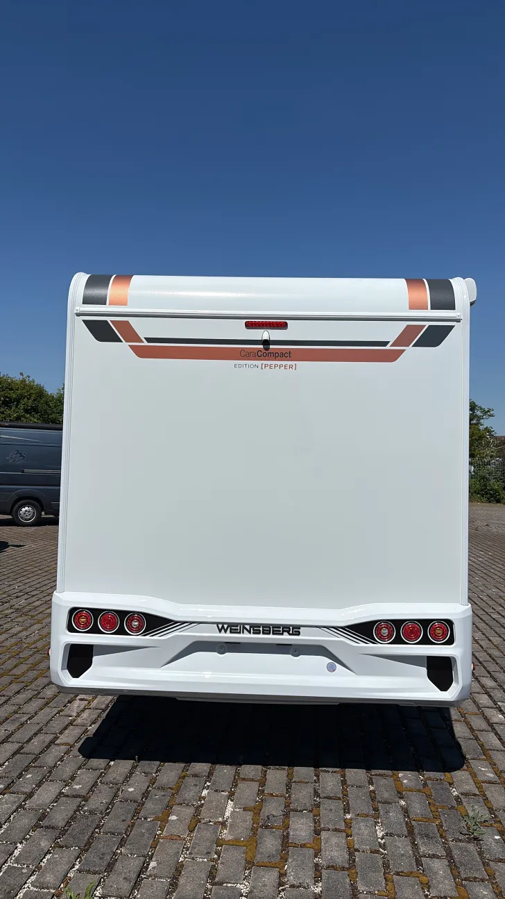 Frontal Hinten Weinsberg CaraCompact 600 MEG EDITION [PEPPER] Sofort verfügbar/ Automatik
