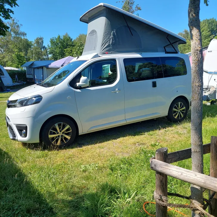 Grundriss Tag ALMO Campervans Firenze Sehr gepflegt mit Fahrradträg