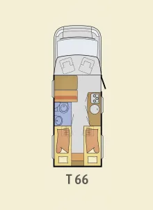 Grundriss Tag Sunlight T 66 Sehr gepflegt