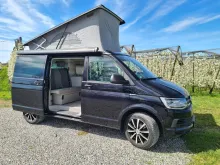 Grundriss Nacht VW California T6.1 Coast
