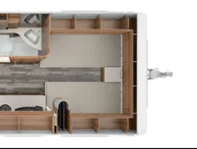 Grundriss Tag Tabbert Da Vinci 460 E 2,3 Top Zustand - wenig gefahren