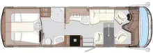 Grundriss Tag Concorde Charisma 860 LI GSR II
