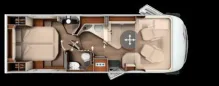 Grundriss Tag Carthago chic e-line I 51 QB DA Powerpaket unlimited