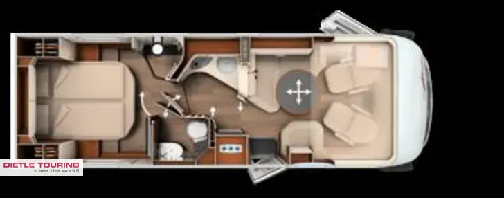 Grundriss Tag Carthago chic e-line I 51 QB DA Powerpaket unlimited