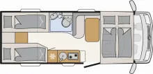 Grundriss Tag Dethleffs Globebus Active I 4