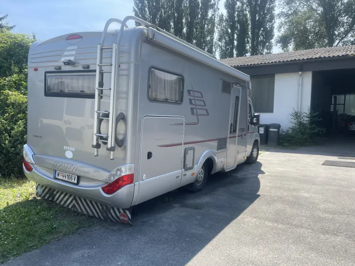 Grundriss Tag Hymer Tramp 664 SL Gut gepflegt wenig KM