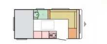 Grundriss Tag Adria Altea 472 KP Mover, Dachklima, Vorzelt