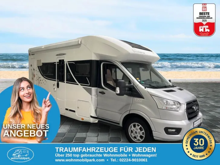 Fahrzeugbild Benimar Tessoro T 483/1.Hand/Automatik/Festbett+Hubbett #1