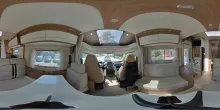 360° Innenansicht Pilote Pacific P726 Essentiell 5 Sitzplätze, Solar, 4,4 to