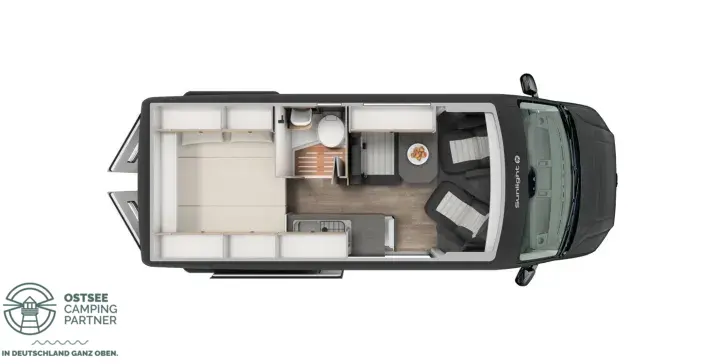 Grundriss Tag Sunlight Ibex 604D im Juli bei uns zu besichtigen!!!