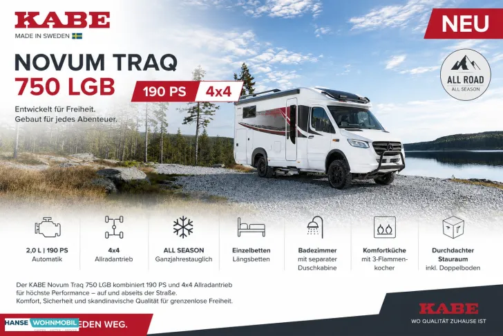 Fahrzeugbild Kabe Novum Traq 750 LGB 2026 VOLL #2