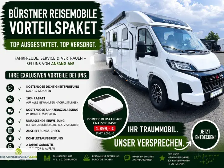 Fahrzeugbild Bürstner Signature SFT 7.0*TV*MARKISE*AHK*180PS*AUTOM. #1