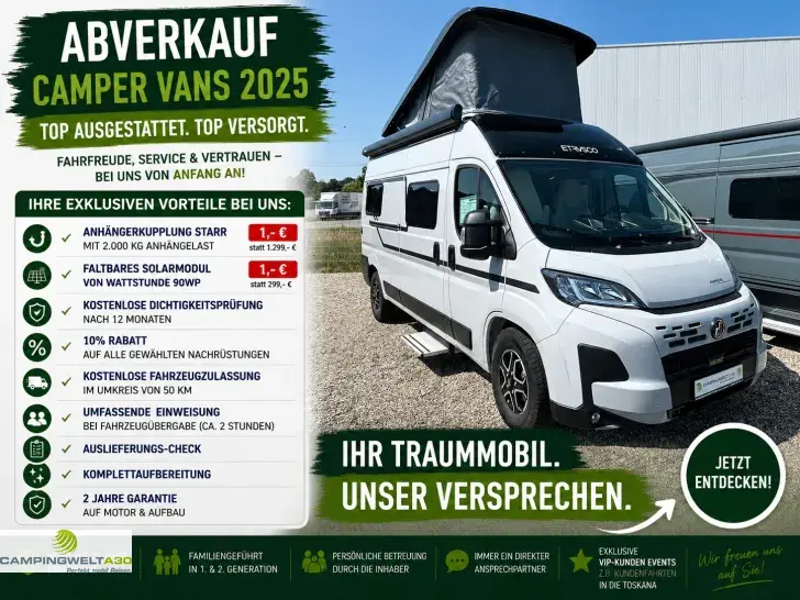 Fahrzeugbild Etrusco CV 600 DB+ Plus*AUTOMATIK*COMPLETE*SCHLAFD.* #1