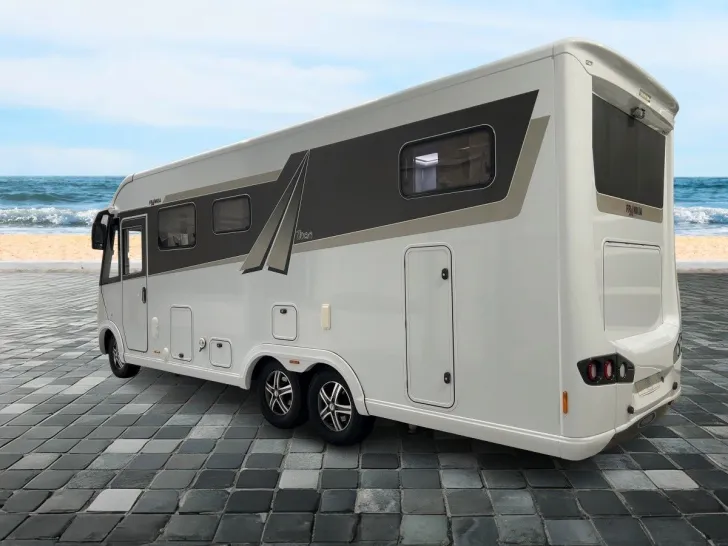 Fahrzeugbild Frankia F-Line I 740GD Titan/1.Hand/Einzelbetten+Hubbett #3