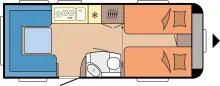 Grundriss Tag Hobby Prestige 540 UL Sat-Anlage