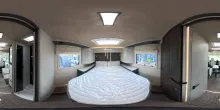 360° Innenansicht Mobilvetta Kea I90, Hubstützen + Dachklima