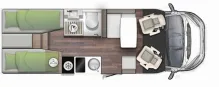 Grundriss Tag Forster T F699 EB Einzelstück-TOP Ausstattung-TV-Markise