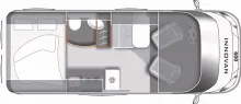 Grundriss Tag LMC Innovan 600 Oktober 2026 Verfügbar