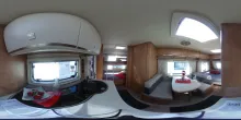 360° Innenansicht Fendt Saphir 495 SKM Stützensystem,Mover,Klima,2TAchse