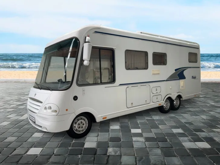 Fahrzeugbild Niesmann + Bischoff Flair 7100 ITA/Festbett+Hubbett/Garage/Klima/Mar #2