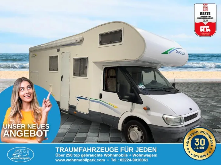 Fahrzeugbild Chausson Welcome 28 GA/Festbett/Garage/Klima/Solar/Markis #1