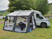 Grundriss Nacht Hymer Van 374 Sehr gepflegt