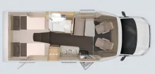 Grundriss Tag Knaus VAN TI Plus 650 MEG Platinum Selection