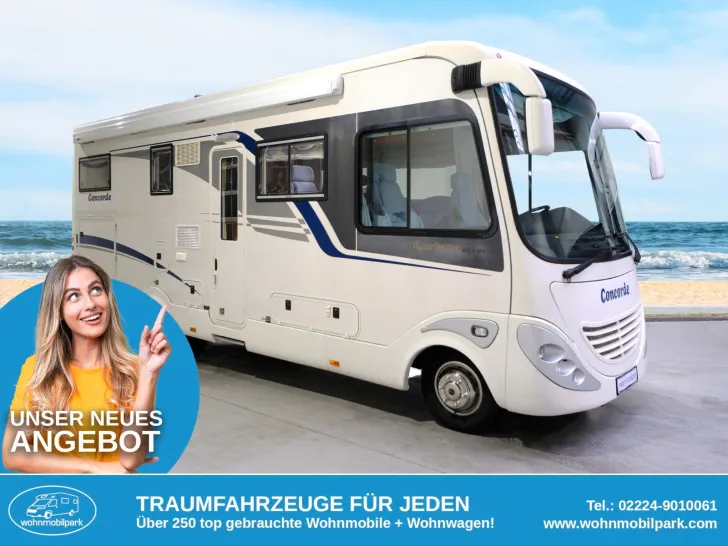 Fahrzeugbild Concorde Charisma I 790 H/Automatik/Festbett+Hubbett/2xKl #1