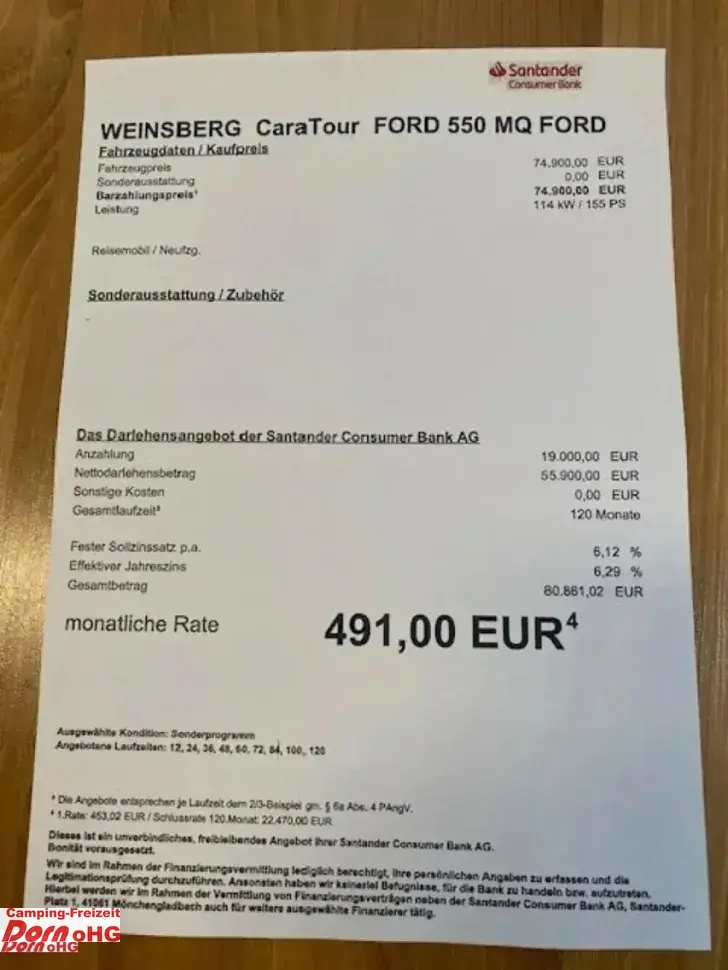 Fahrzeugbild Weinsberg CaraTour 550 MQ #7