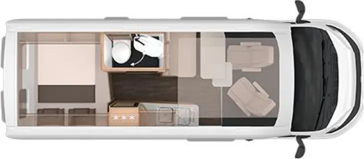 Grundriss Tag Knaus BoxLife PLATINUM SELECTION 600 DQ