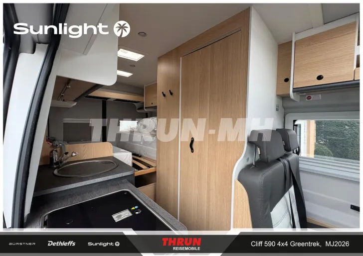 Fahrzeugbild Sunlight Camper Van Cliff 590 4x4 Greentrek Sofort !!! #12