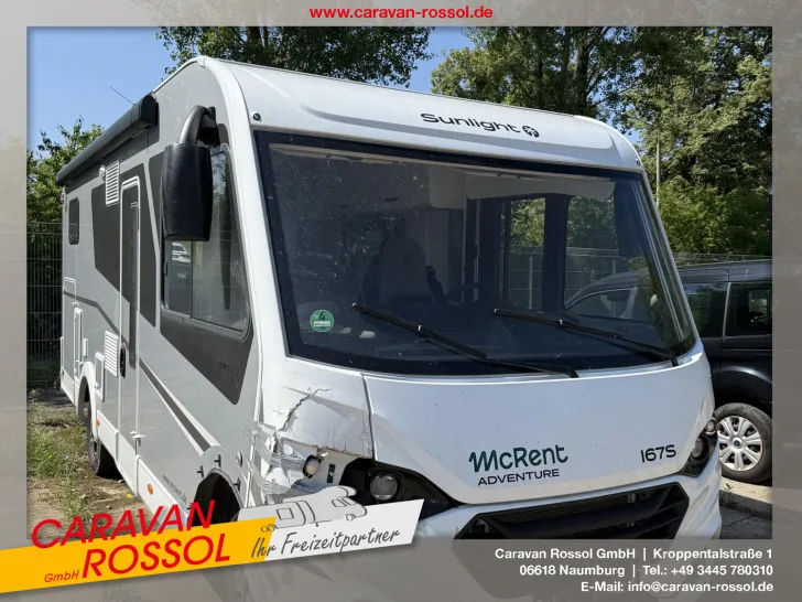 Fahrzeugbild Sunlight Adventure I 67S Unfallfahrzeug Export/Gewerbe #1